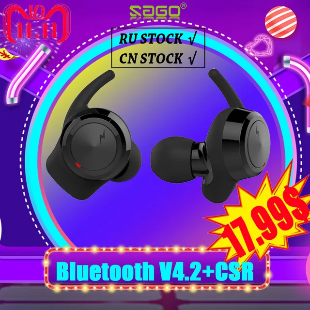 XIAOWU спортивные наушники беспроводные Bluetooth гарнитура водостойкие с микрофоном