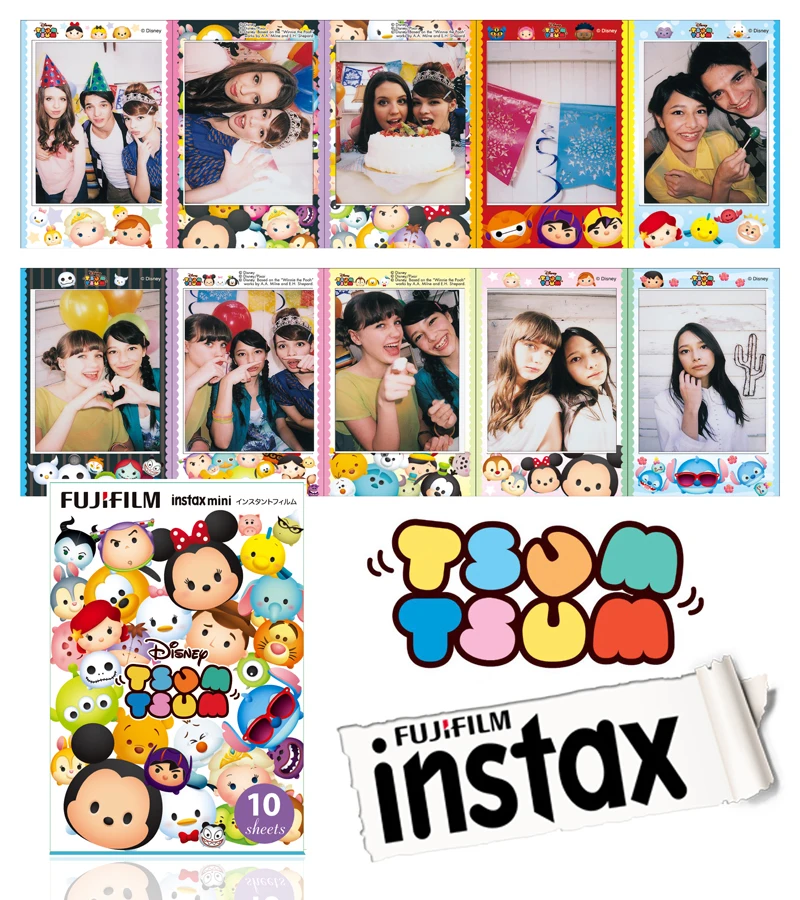 Fujifilm Instax Mini Tsum Instant 10 пленка для Fuji 7s 8 + 9 25 50s 70 90 300 SP-1 2 принтера | Электроника
