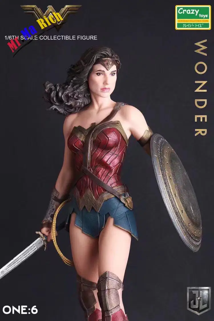 Pazzo Giocattoli 1:6 Dc Лига Справедливости Супер эроу Wonder Woman фигурка ПВХ кукла модель