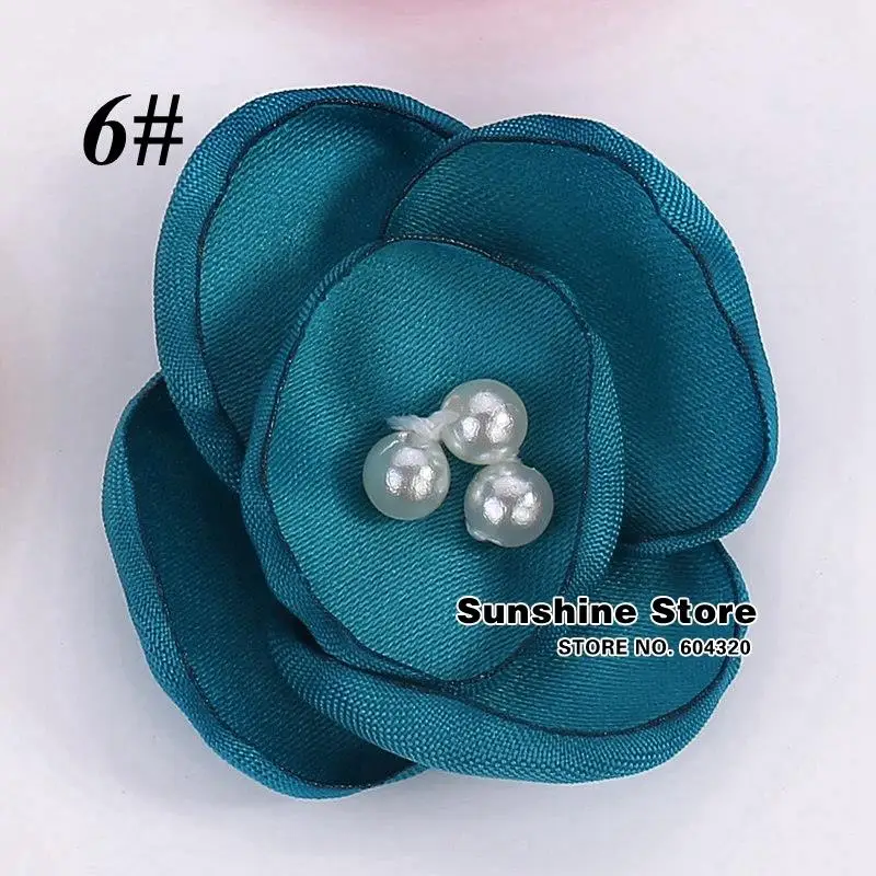 Необычный Лотос мака для волос атласный тканевый цветок повязка на голову