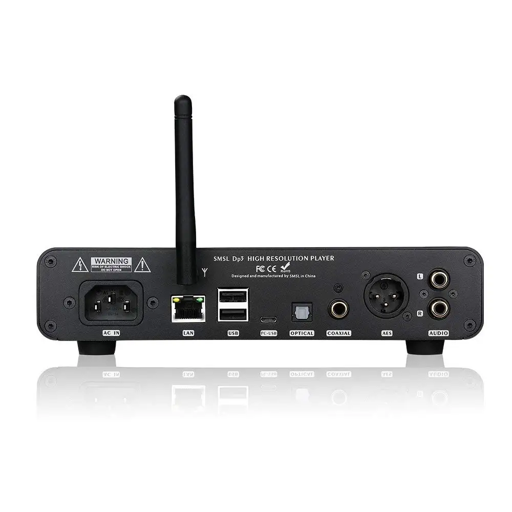 USB декодер SMSL DP3 DSD HIFI Цифровой поворотный диск/жесткий диск/Wi Fi/Bluetooth 4 0 LAN Сетевой