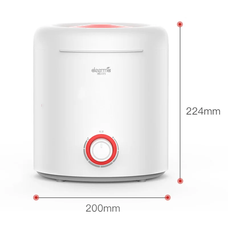 Xiaomi 2.5L увлажнитель воздуха вращающийся туман ручка серебряный Ион