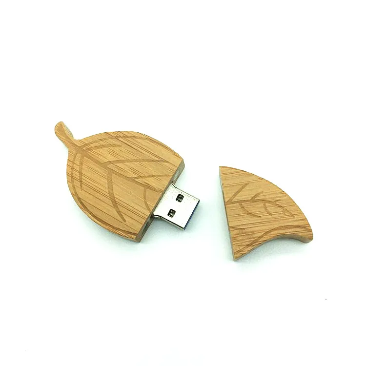 USB 3.0 Wooden leaf simulation golden tree leaves usb flash drive Memory card pen pendrive128GB 64GB 8GB 16GB 32GB |