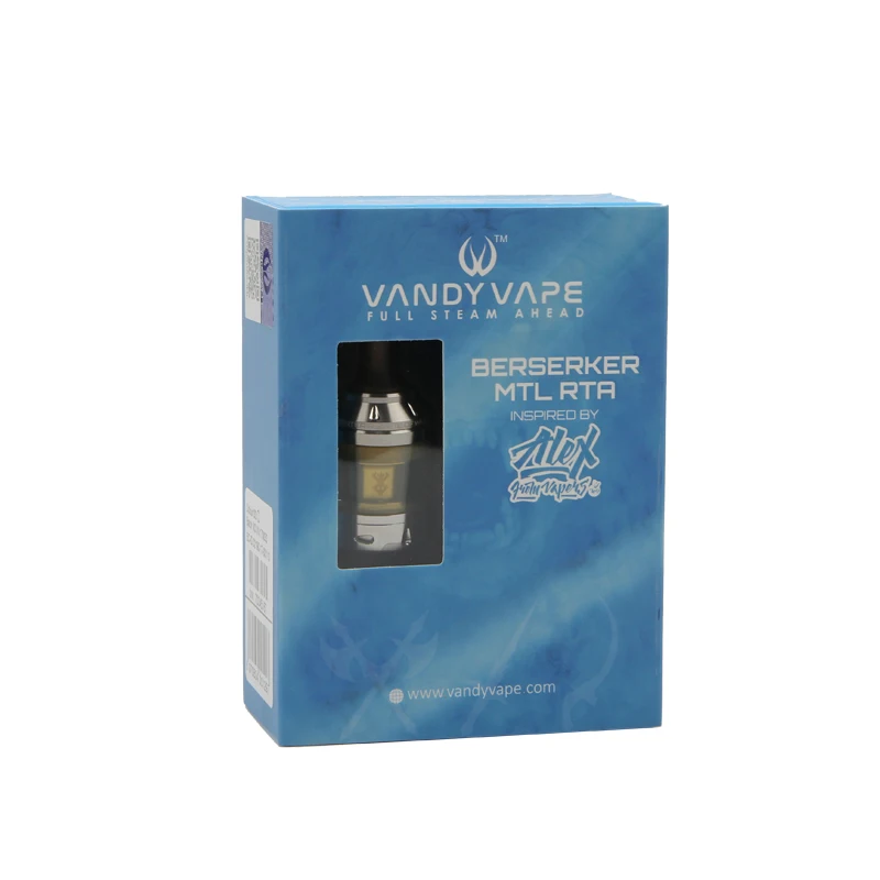 Оригинальный Vandy Vape Berserker MTL RTA 24 мм Диаметр распылитель 2 мл/4 5 мл емкость