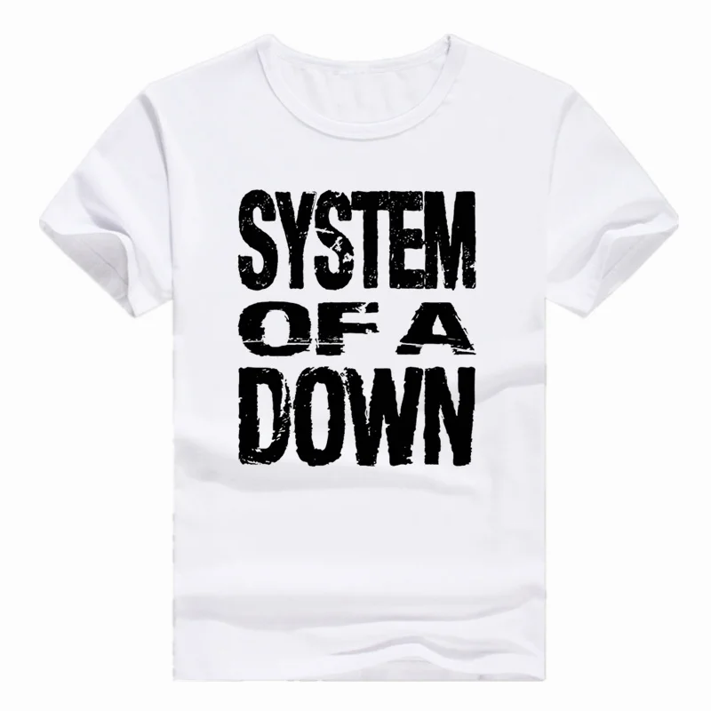 Азиатский размер принт система A Down SOAD ROCK METAL MUSIC футболка с коротким рукавом и