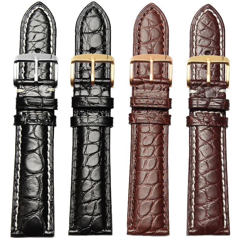 Ремешок для часов Tissot из натуральной кожи аллигатора мужчин и женщин 16 мм 18 20 22