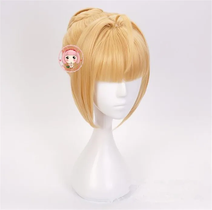 Черный парик Fate Grand Order stay night Hair Золотой термостойкий косплей для девушек женщин