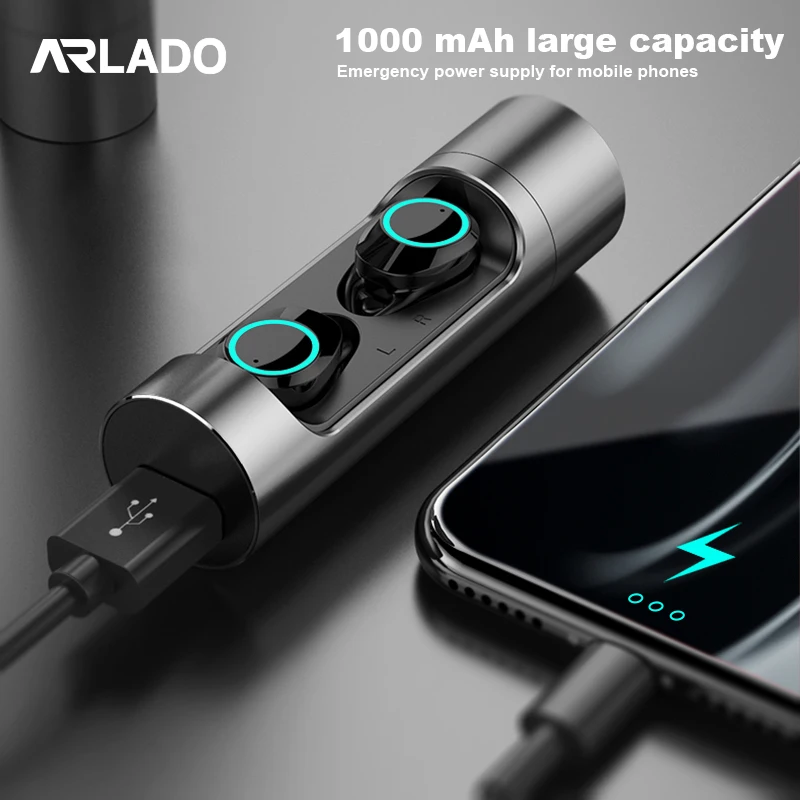 Беспроводные стереонаушники Arlado X8 Bluetooth 5 0 мини невидимые наушники с сенсорным