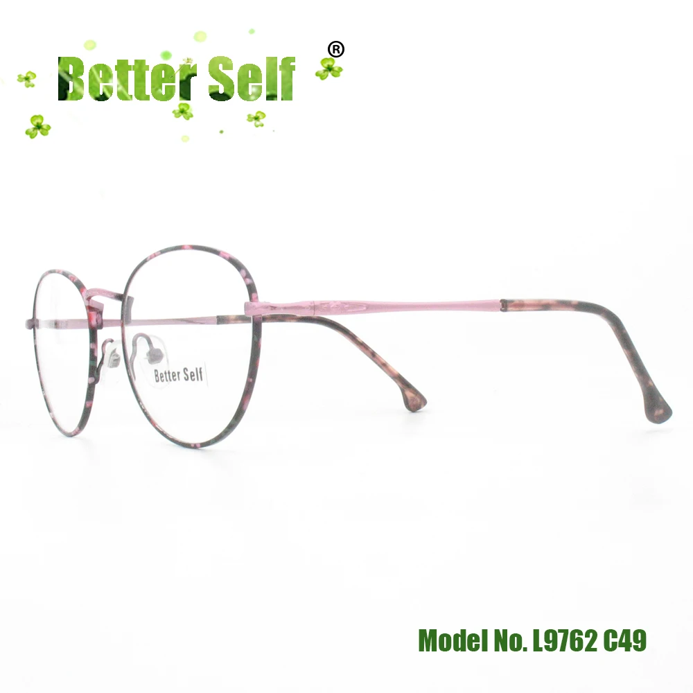 

Quality Alloy Eyeglasses Optical Glasses Full Rim Spectacles Tortoise Eyewear Can Equip Myopia Lens Frame Better Self L9762