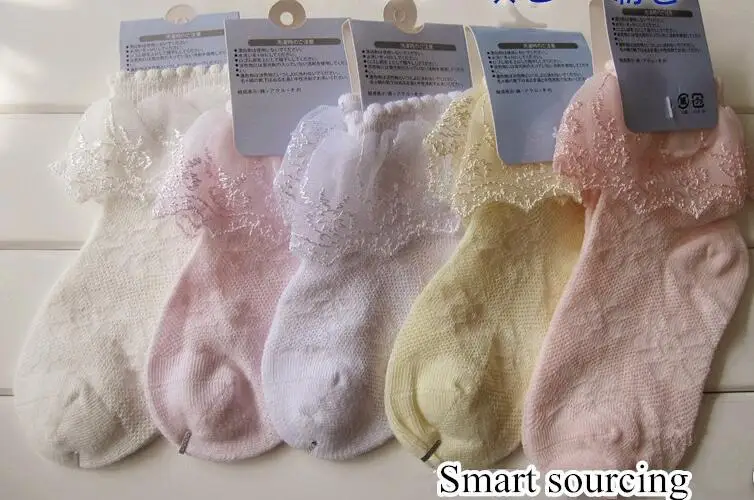 Кружевные носки для маленьких девочек принцессы с цветочным рисунком танцев