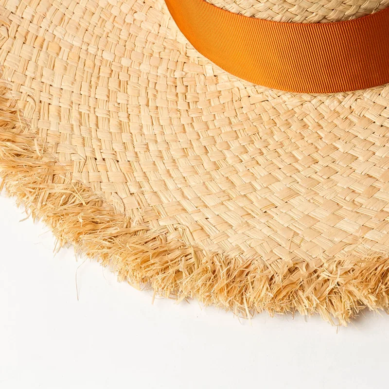 Шляпа от солнца USPOP из рафии плотная плетеная Соломенная Панама ручной работы с