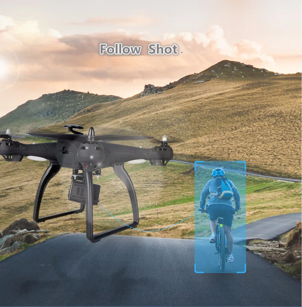 Профессиональный бесщеточный Квадрокоптер X21 с Wi Fi FPV и двойным GPS