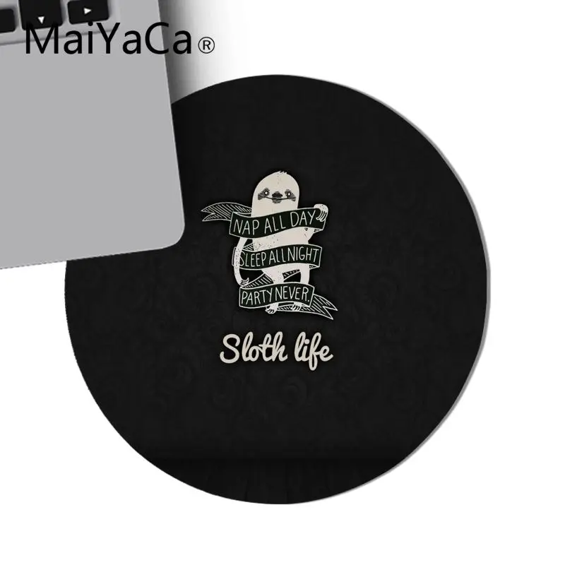 Красивая аниме мышь MaiYaCa милая прорезиненная прочная круглая настольная коврик