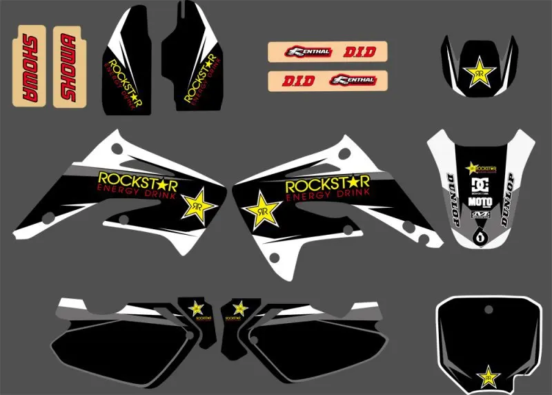 Набор стикеров для Honda CR85R CR85 с жидким охлаждением 2 штриха 2003 04 05 06 07 08 09 10 11 2012 CR 85