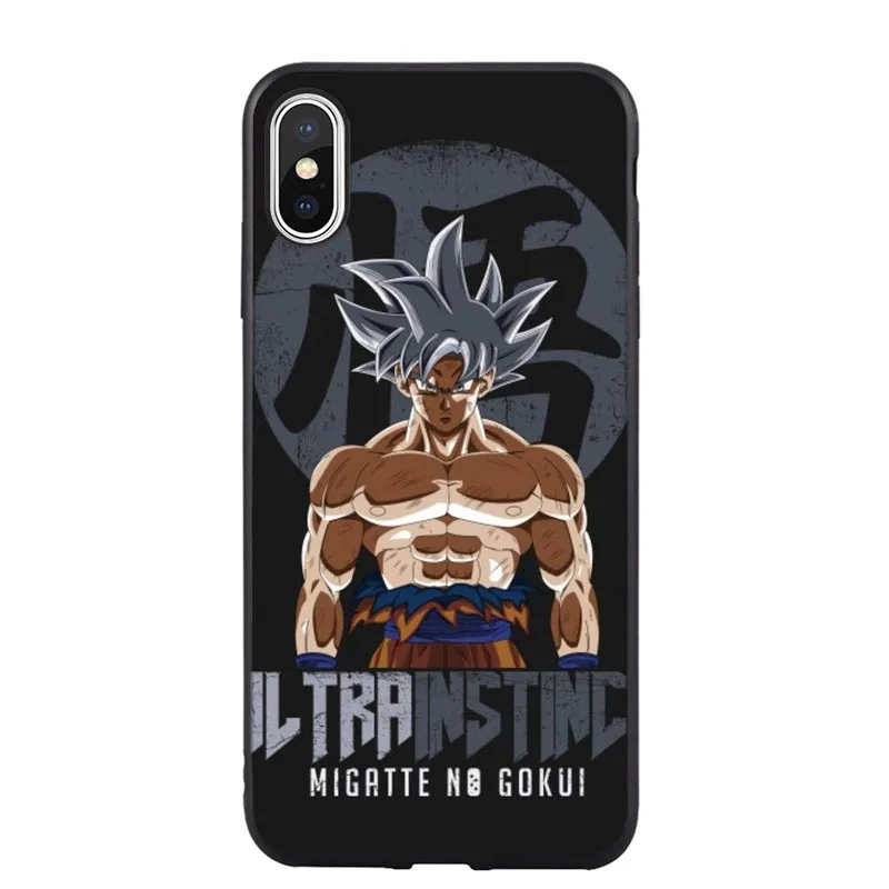 Dragon Ball Z Super DBZ Goku Модный чехол для iPhone X XR XS MAX 8Plus 8 7Plus 7 6 6s plus 5S SE телефона мягкий ТПУ