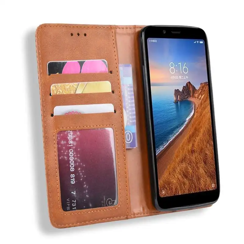 Чехол-книжка для Xiaomi Redmi 7A 7 Pro, чехол с магнитной оплеткой из искусственной кожи, чехол-бумажник для Xiaomi Redmi 7 7A 7Pro, чехол для телефона, Fundas Capa