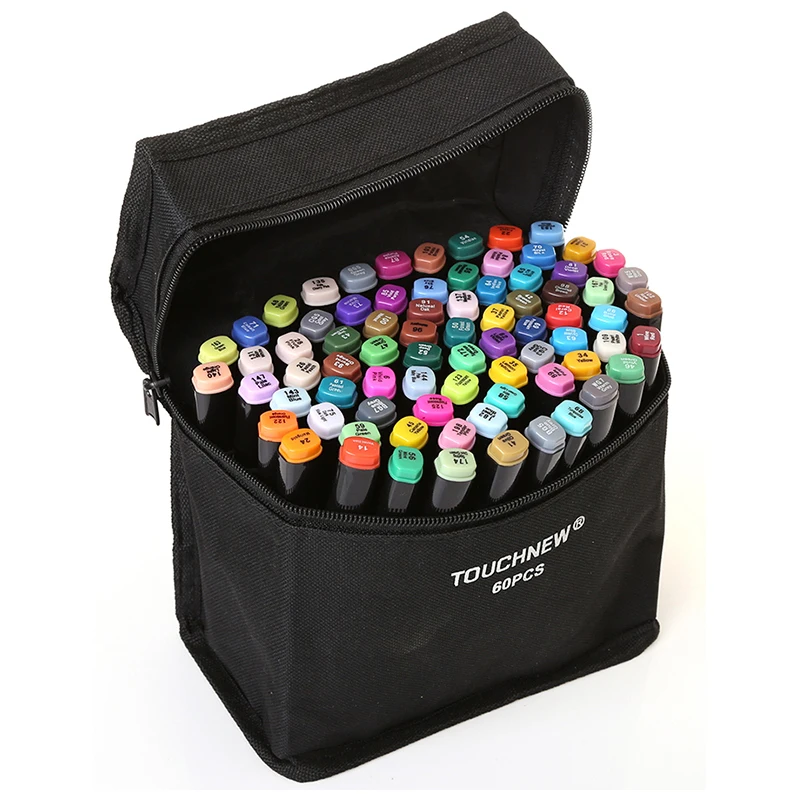 Маркеры TOUCHNEW на спиртовой основе 80 цветов|marker brush pens|marker drawingmanga art supplies |