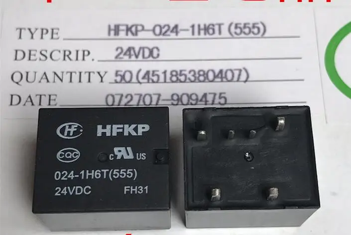 Горячая Новинка! Реле HFKP 024-1H6T 24 В постоянного тока HFKP-024-1H6T 24 В постоянного тока HFKP 0241H6T 24 В постоянного тока 24 В постоянного тока DIP6 10 шт./лот