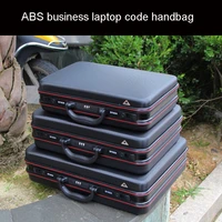 aluminium toolbox abs tool case aluminum frame business laptop bag advisory suitcase man portable suitcase briefcase handbag box