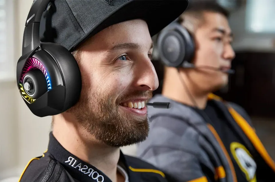 Игровая гарнитура ONIKUMA K6 для мобильных игровых гарнитур E-sports с микрофоном Стерео объемная usb-гарнитура для ПК и ноутбука