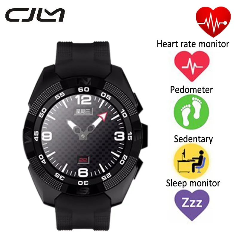 Смарт часы № 1 G5 9.9 мм ультра тонкий сердечного ритма трекер SmartWatch спортивные