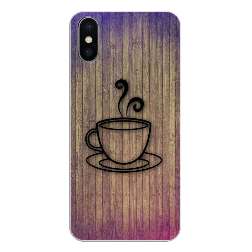 Soft Transparent Shell Covers For Motorola Moto X4 E4 E5 G5 G5S G6 Z Z3 G3 C Play Plus ok but first coffee Art Print |