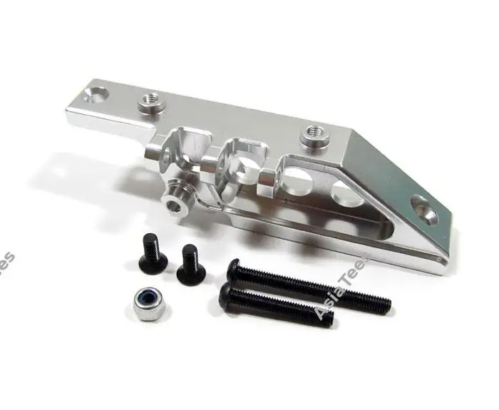 Aluminum Front Offset Axle Link Mount Silver #23017S | Игрушки и хобби
