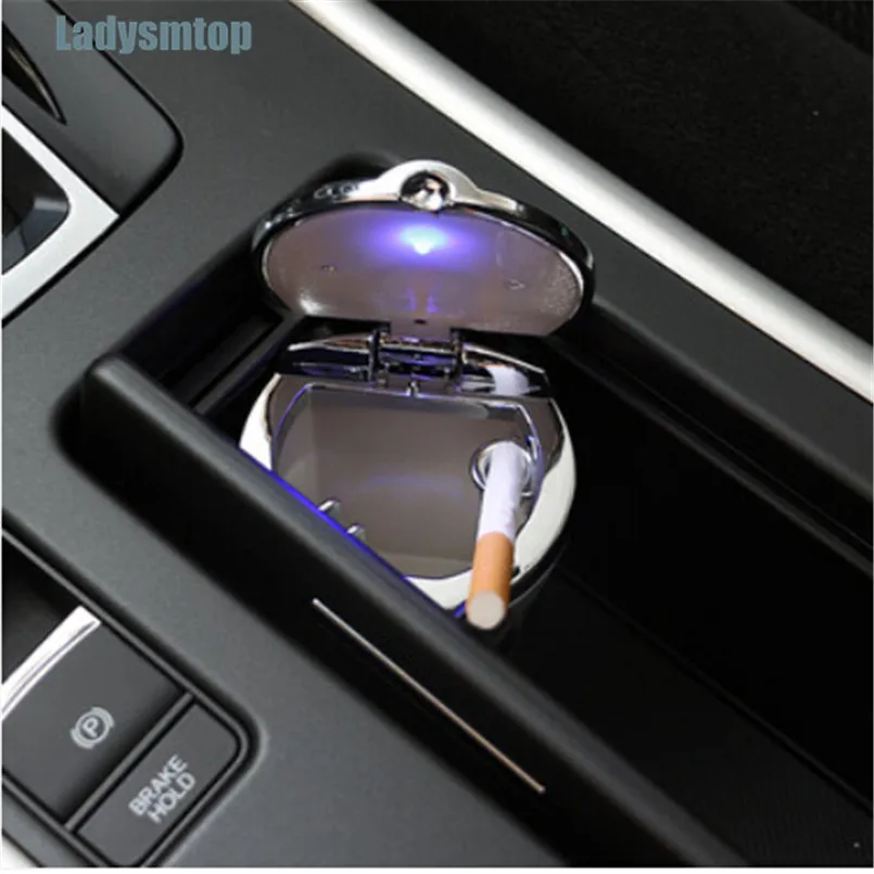 Автомобильная пепельница Ladysmtop со светодиодсветильник кой чехол для Cadillac CTS XTS SRX