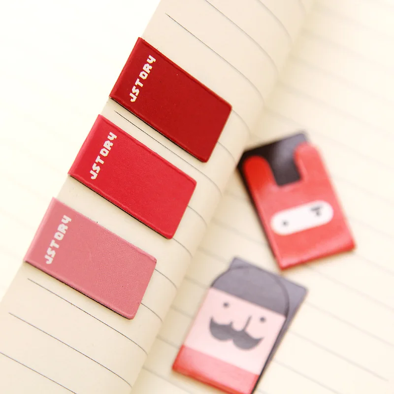 4 шт. Новые Креативные милые мальчики девочки ниндзя Кролик магнитная закладка