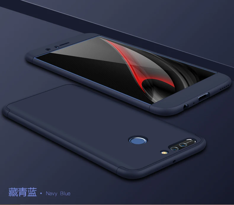 3 in1 Телефон чехол для Huawei Honor 8pro задняя крышка Жесткий ПК 360 градусов защитный