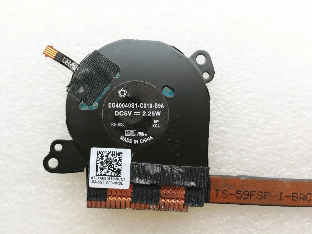 

original for Lenovo IdeaPad yoga 3 Pro 13-1370 fan cooler heatsink AT0TA001SS0 EG40040S1-C010-S9A