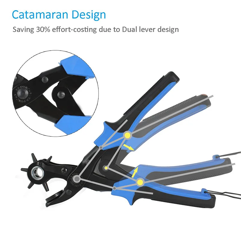 Дырокол для кожи щипцы ремней дырокол ремешка бытовой ручной инструмент сделай