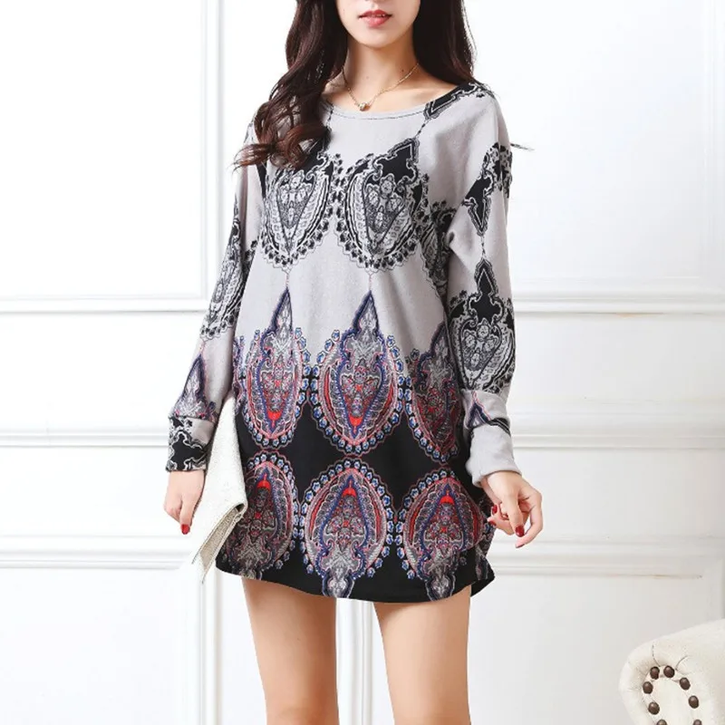 Новинка Весна 2020 модные женские платья с длинным рукавом платье большого размера