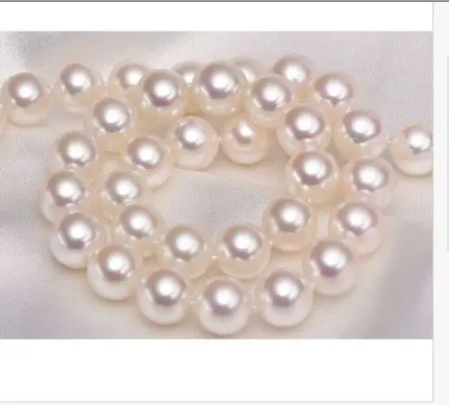 Новинка классическое огромное круглое жемчужное ожерелье AAA 12 мм с белым