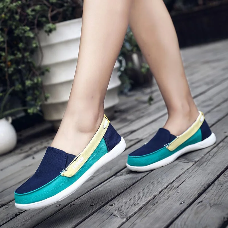 Spring Autumn Canvas Women Flats Slip On Shoes For Comfort Soft Summer 2020 Womens Flat Fashion Loafers Alpargatas de Mujer Shoe | Обувь