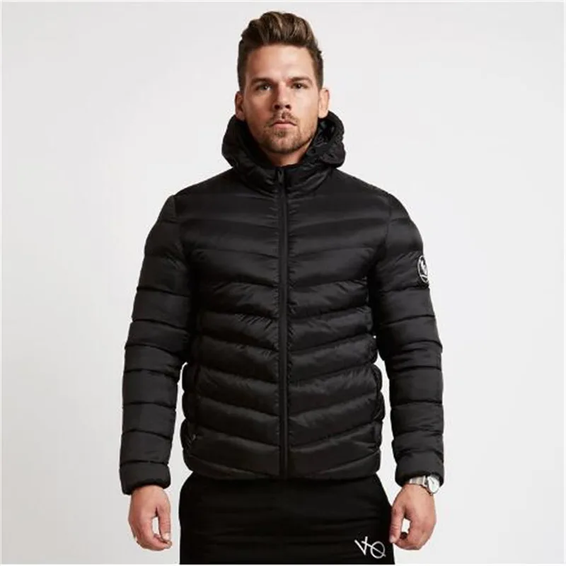 In the winter of 2017 men sweatshirt ultra thin relatively mask feather coat jackets jerseys man | Мужская одежда