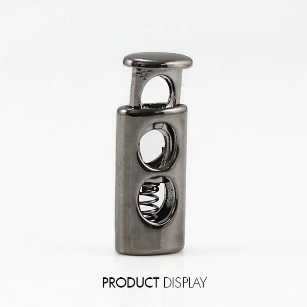 100 металлический черный пистолет пробка тумблер Пряжка веревка зажим шнура Замки