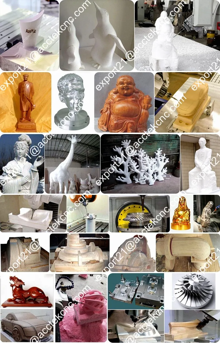 Заводская цена настоящий 5-осевой деревообрабатывающий станок ЧПУ маршрутизатор