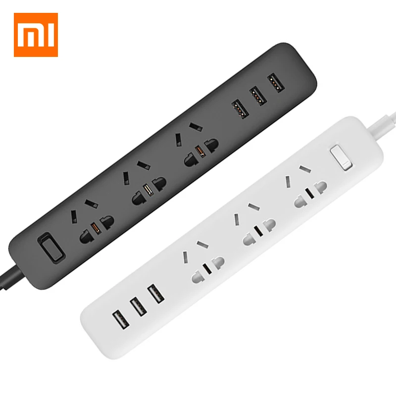 Блок розеток с удлинителем Xiaomi оригинальный многофункциональный удлинитель 3 USB