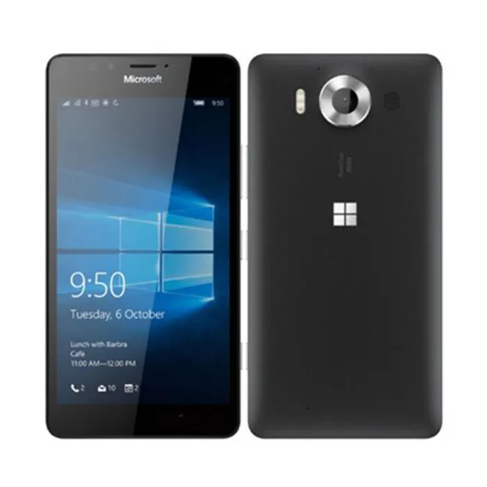 Nokia microsoft Lumia 950 XL разблокированный мобильный телефон Windows 10 4G LTE GSM 5,7 ''20 МП Восьмиядерный 3 ГБ ОЗУ 1 год гарантии