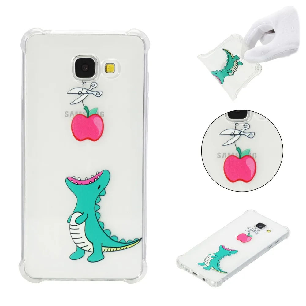 Case Anti-fall TPU For fitted case Samsung A510 2016 Cat Stand Cover Flip Leather Book Holder |