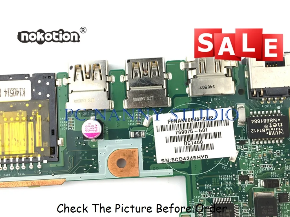 PANANNY 769075-501 для HP Pavilion 13-a X360 Материнская плата ноутбука A8-6410 DA0Y72MB6C0 испытания