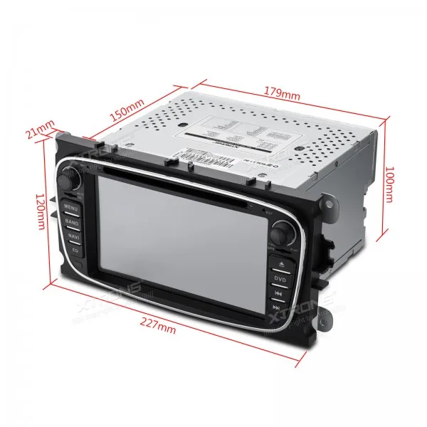 7 &quot2 din автомобильный стерео dvd плеер для Ford Focus 2007 2010 &amp S Max 2008 2011 Mondeo 2004 C Galaxy 2011|2