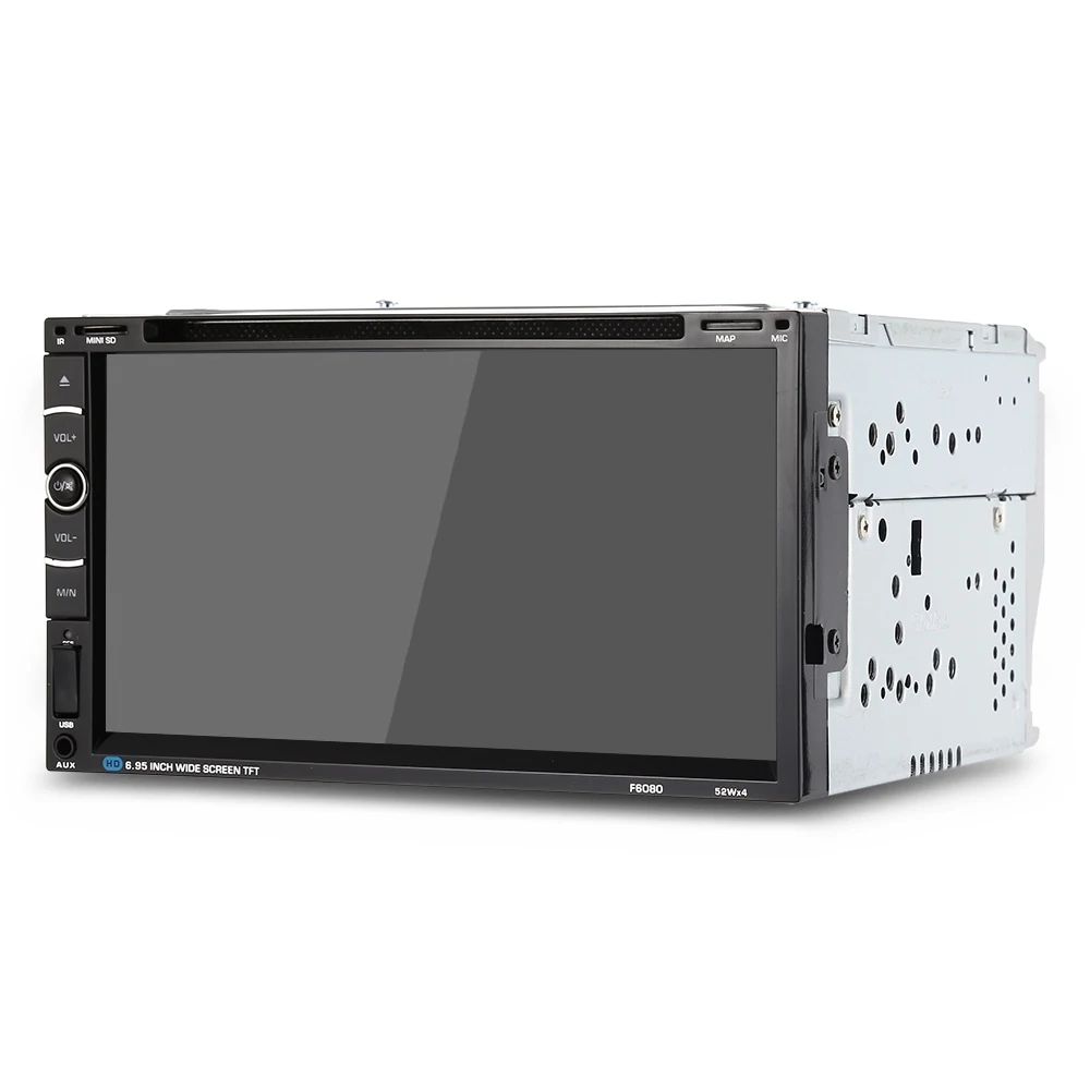 Myfuncars 960*720 6 95 дюймов Универсальный dvd плеер автомобиля Windows CE6 2 дин gps навигации +