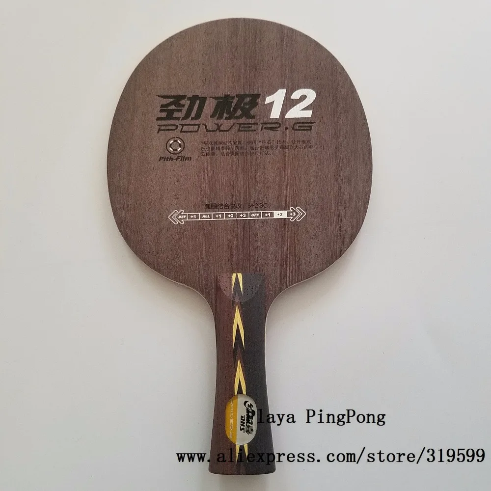 DHS PG12 POWER.G12 PG 12 Loop + Attack OFF ++ ракетка для настольного тенниса пинг понга|table tennis