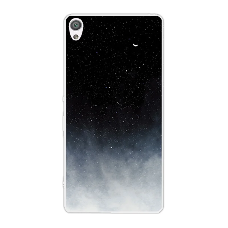 For Sony Xperia XA Soft Silicone Phone Cases for F3111 F3113 F3115 Clear Heaven Back Cover Coque xA |