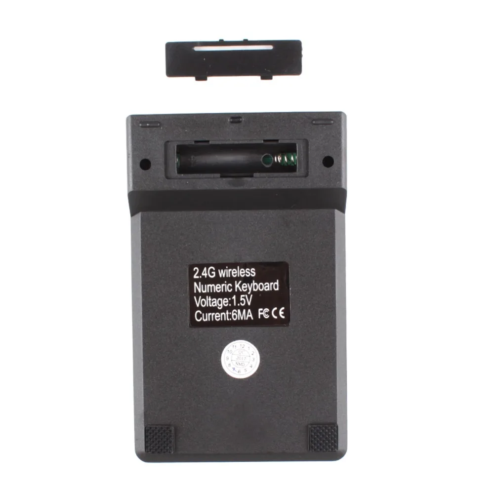 2 4G Беспроводная USB Цифровая Клавиатура Mini Numpad 18 клавиш цифровая клавиатура Для