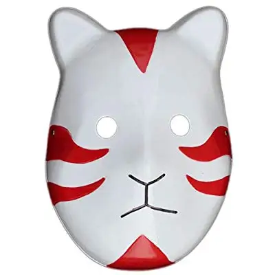 red mask Аниме Наруто Косплей Хатаке Какаши Косплей Костюм Одежда Хэллоуин маска на заказ размер для взрослых женщин мужчин парик - Цвет: red mask