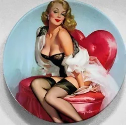 X Гил элвгрен pin-up девушки эротические постеры настенная подвесная декоративная тарелка художественное керамическое ремесло фоновое украшение Ренессанс - Цвет: X