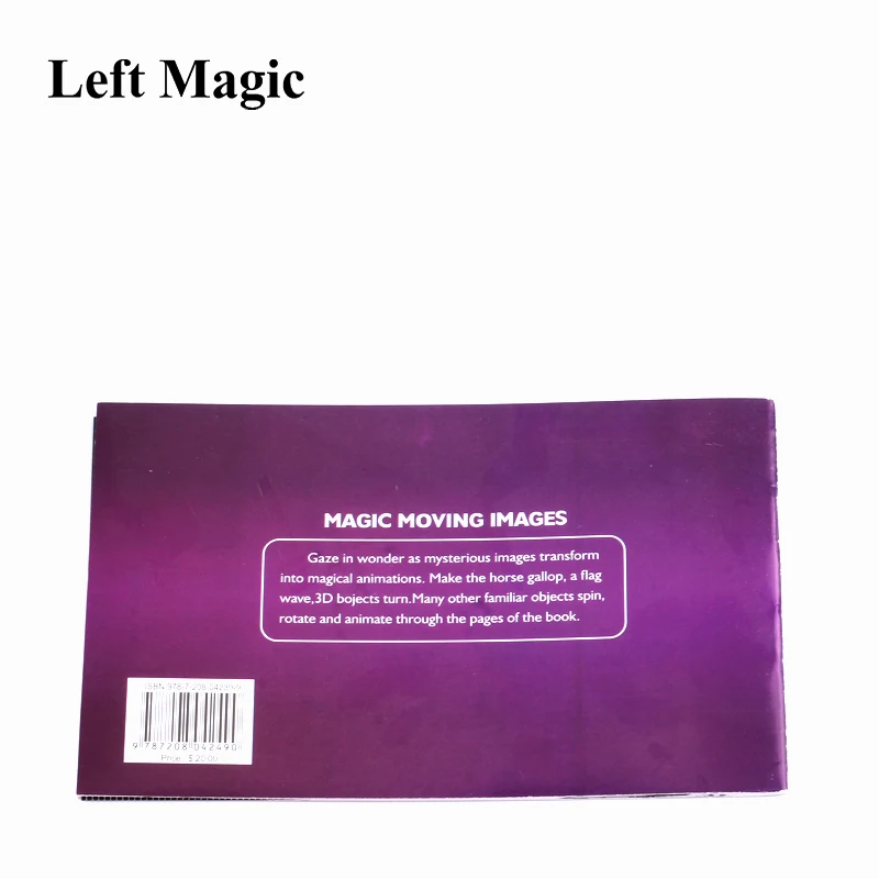 Волшебная книга с движущимися изображениями мультяшная волшебными животными